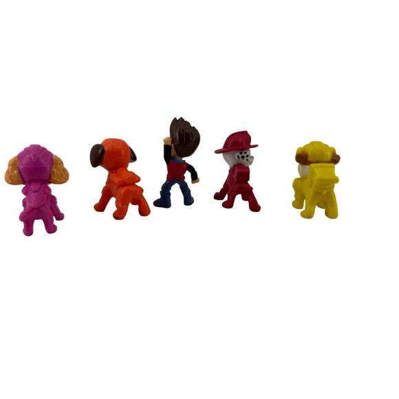 Paw Patrol Figures 5 Pack Motionless Toy Skye Zuma Ryder Marshall Rubble Cake - Picture 3 of 6